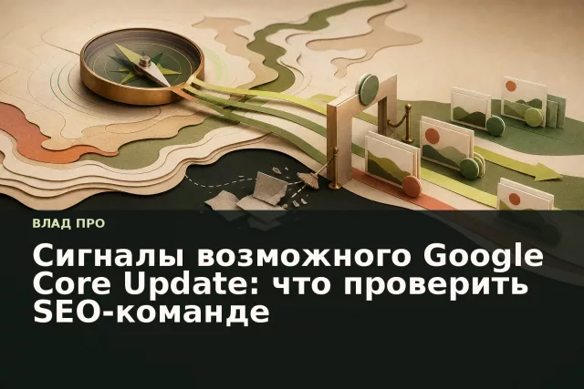 Бумажная карта с лупой и оливковыми, терракотовыми и лаймовыми маркерами, указывающими на изменения в поиске