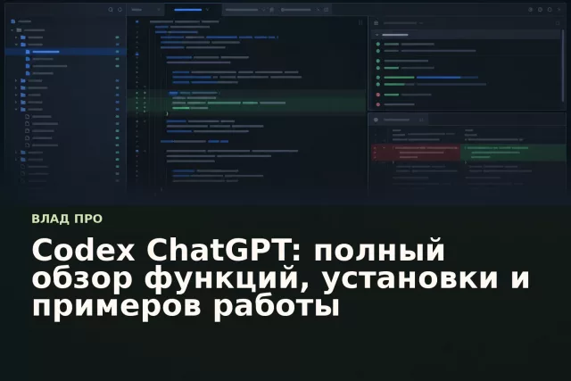 Схема работы Codex: агент получает задачу, работает с изолированной копией репозитория, запускает тесты и передаёт дифф на ревью разработчику.