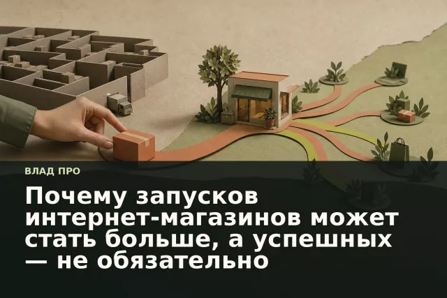 Посылка выходит из лабиринта склада к независимому магазину и нескольким каналам продаж.