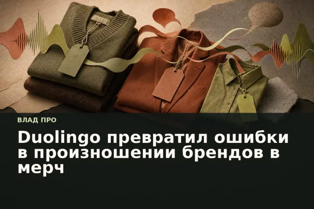 Футболки и бирки на тёплом бумажном фоне с абстрактными звуковыми волнами.