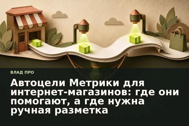 Стилизированная воронка интернет-магазина с датчиками, фиксирующими заказы и покупки.